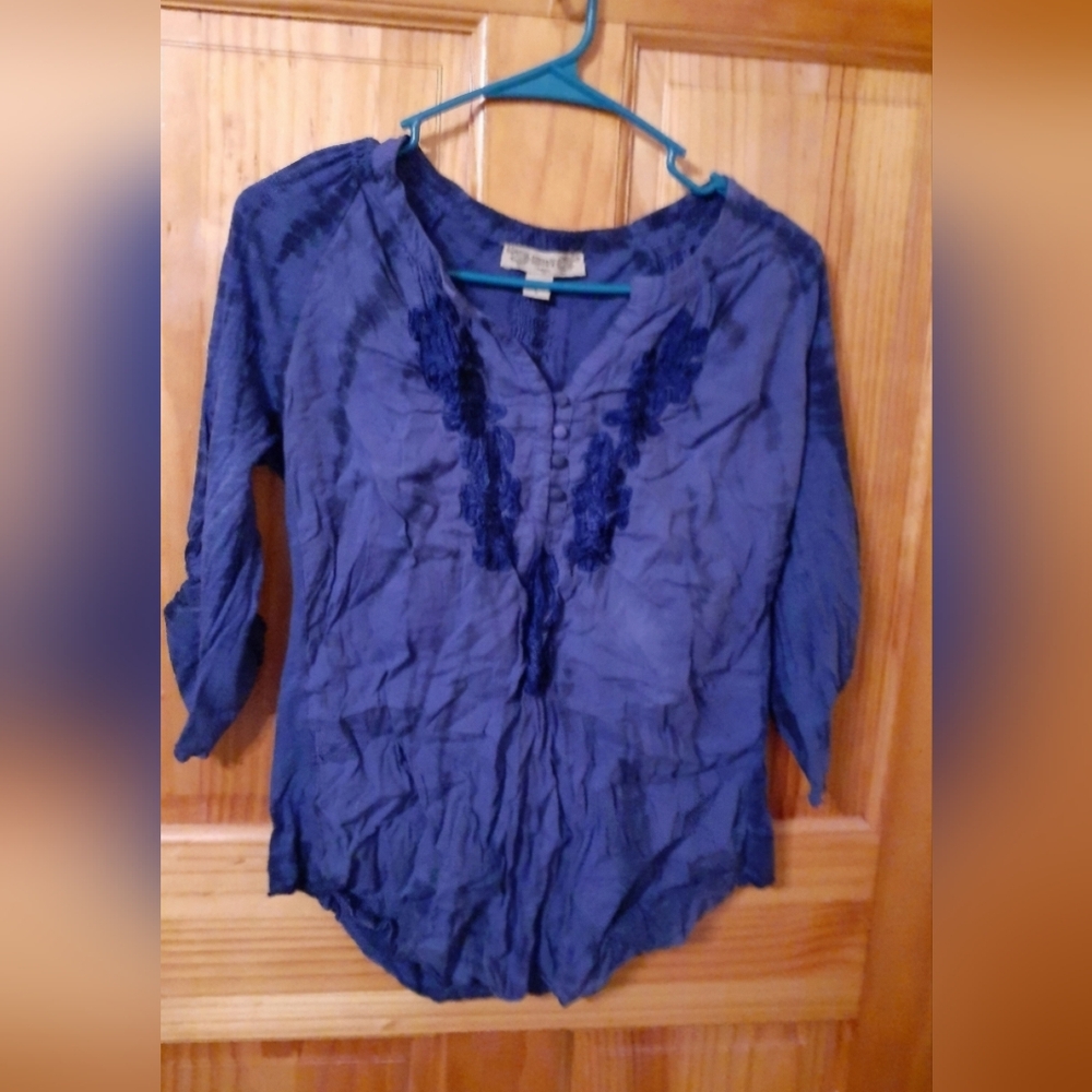 Vintage America Top with beautiful embroidered design boho top